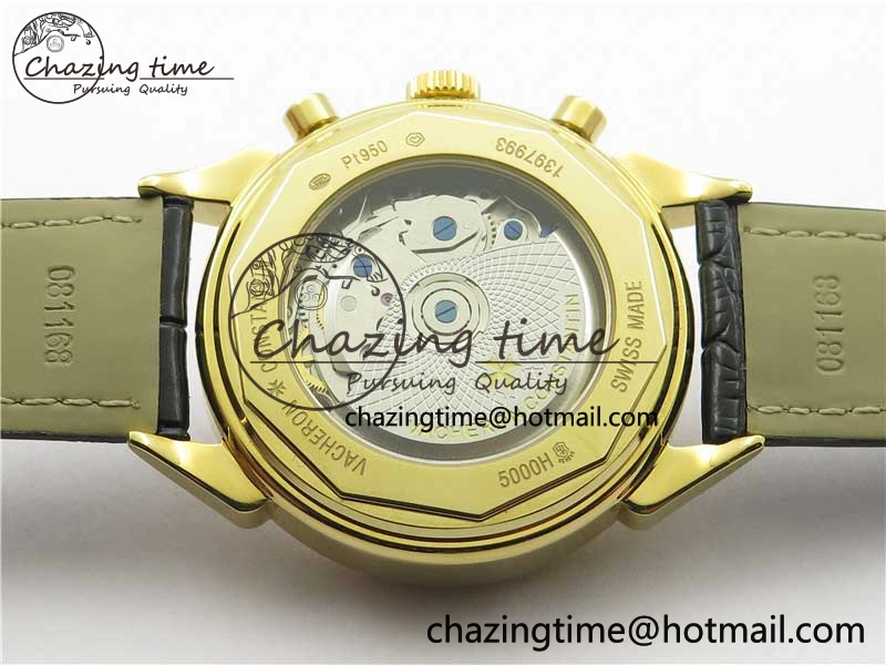 GoAnywhere Historiques 5000H YG AIF White Dial on Black Leather Strap A 9913