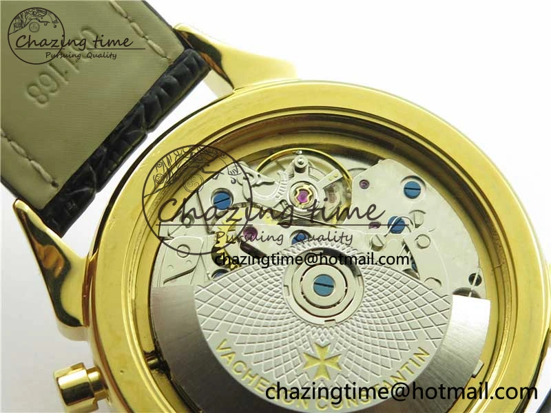 GoAnywhere Historiques 5000H YG AIF White Dial on Black Leather Strap A 9913