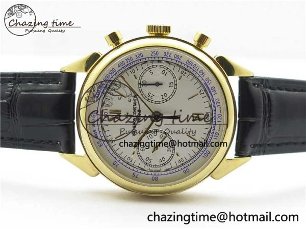 GoAnywhere Historiques 5000H YG AIF White Dial on Black Leather Strap A 9913