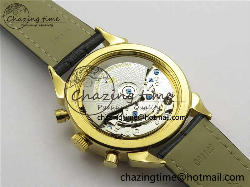 GoAnywhere Historiques 5000H YG AIF White Dial on Black Leather Strap A 9913