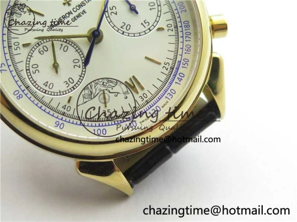 GoAnywhere Historiques 5000H YG AIF White Dial on Black Leather Strap A 9913