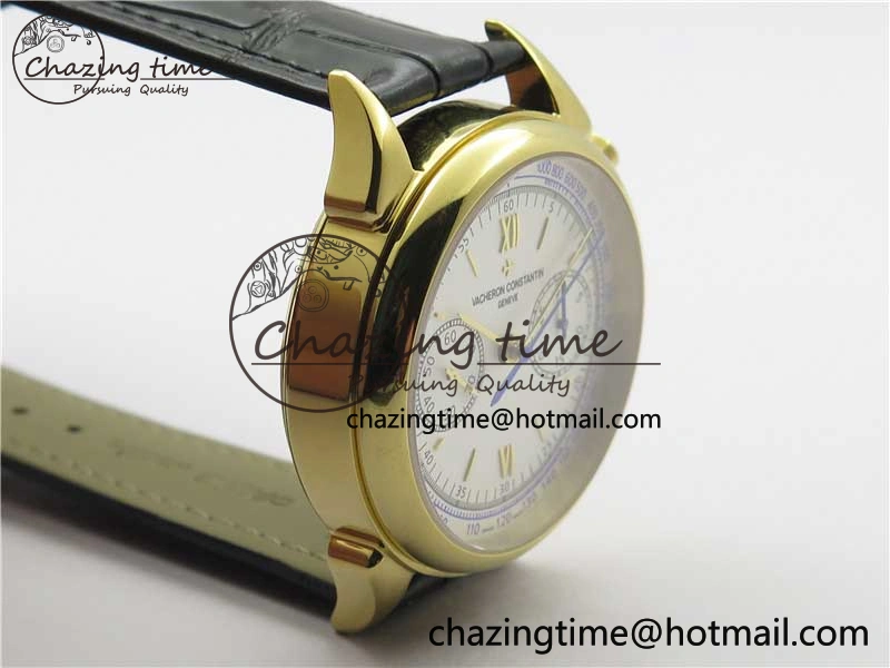 GoAnywhere Historiques 5000H YG AIF White Dial on Black Leather Strap A 9913