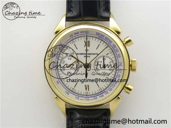 GoAnywhere Historiques 5000H YG AIF White Dial on Black Leather Strap A 9913