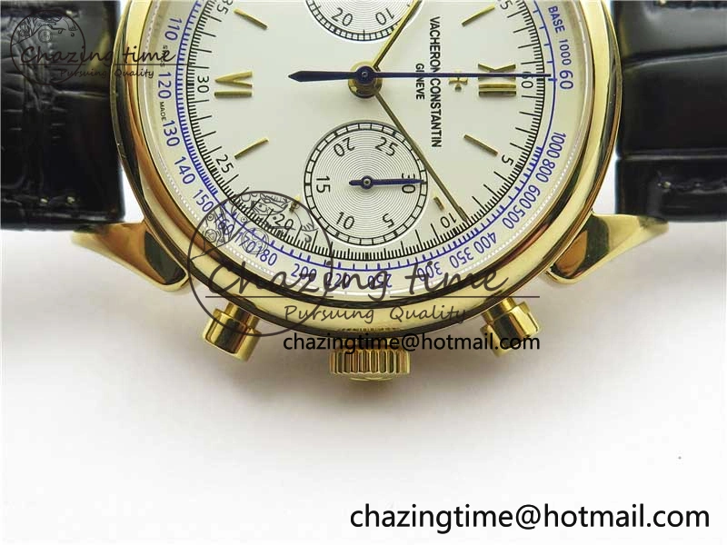 GoAnywhere Historiques 5000H YG AIF White Dial on Black Leather Strap A 9913
