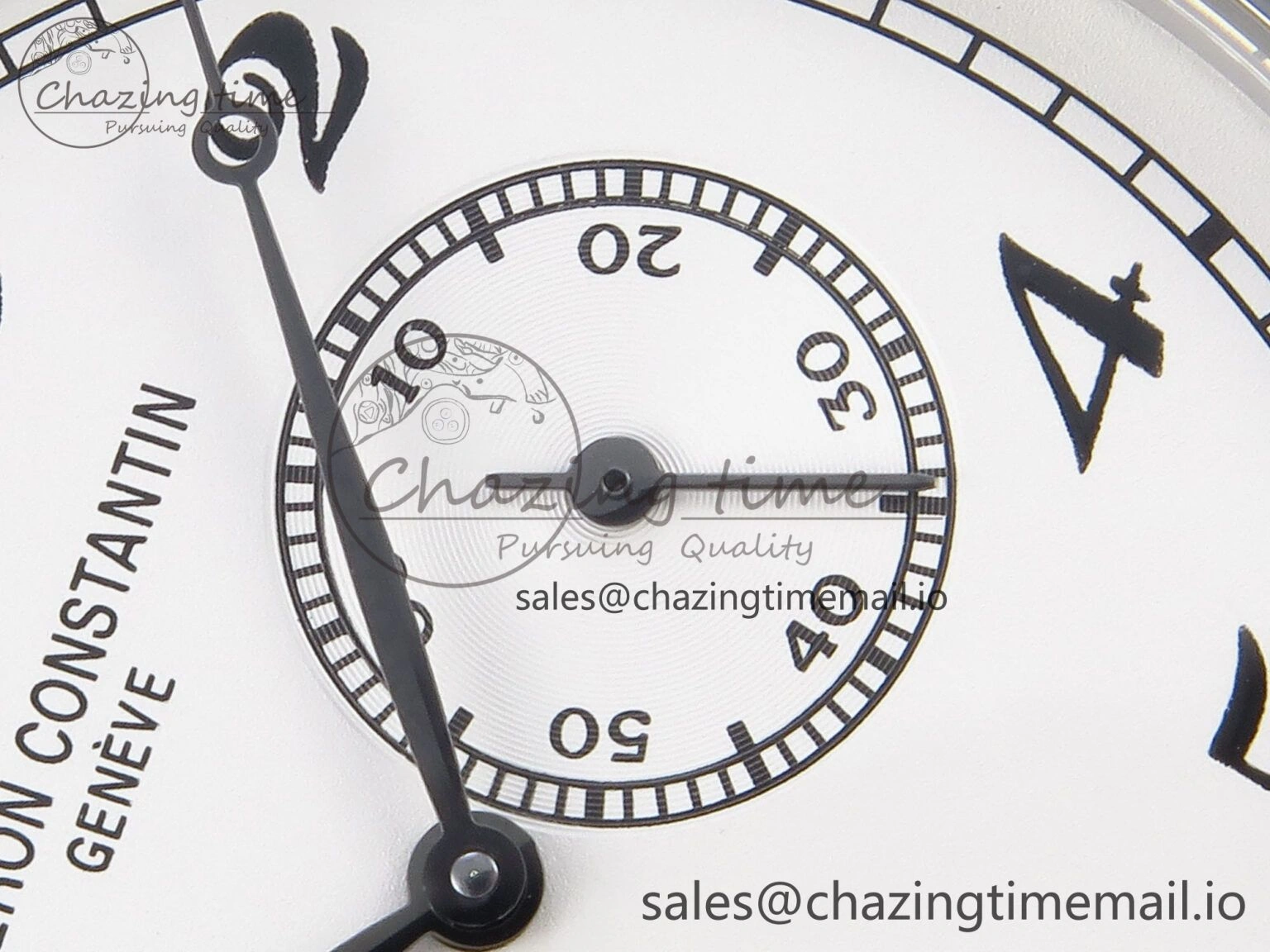 Trendsetting Historiques 82035 000G-B735 40mm SS AIF Best Edition White Dial on Black Leather Strap A 9826