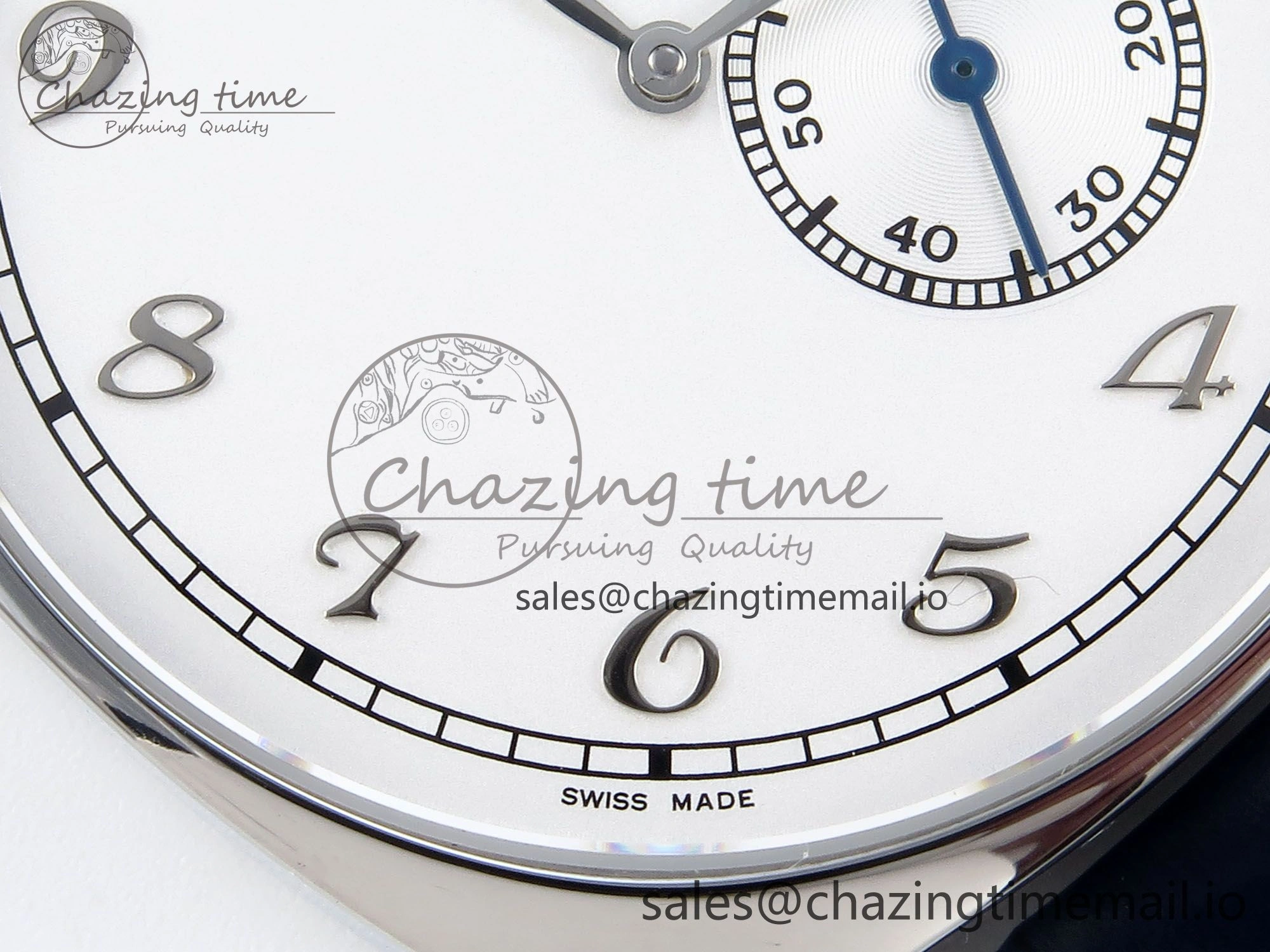 Historiques 82035 000G-B735 40mm SS AIF Best Edition White Dial on Blue Leather Strap A SunProtective 9823