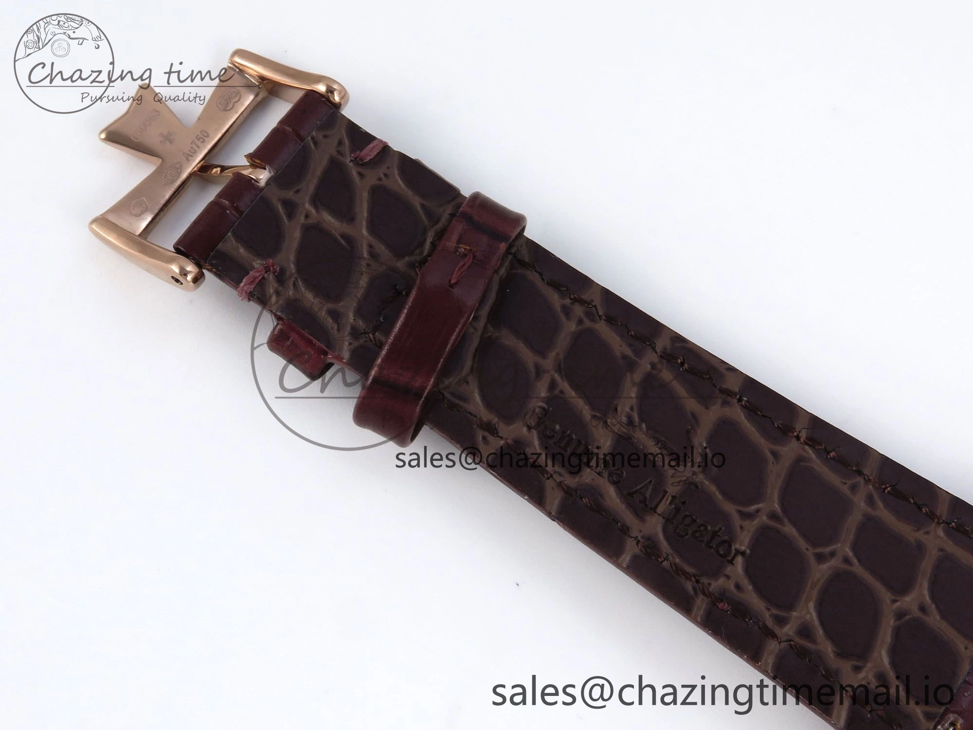 Functional Historiques 82035 000R-9359 40mm RG AIF Best Edition White Dial on Brown Leather Strap A 9819