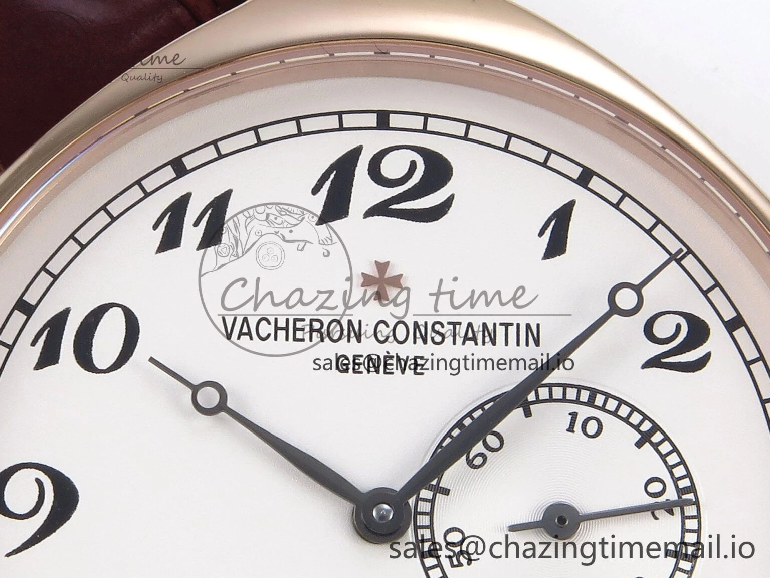 Functional Historiques 82035 000R-9359 40mm RG AIF Best Edition White Dial on Brown Leather Strap A 9819