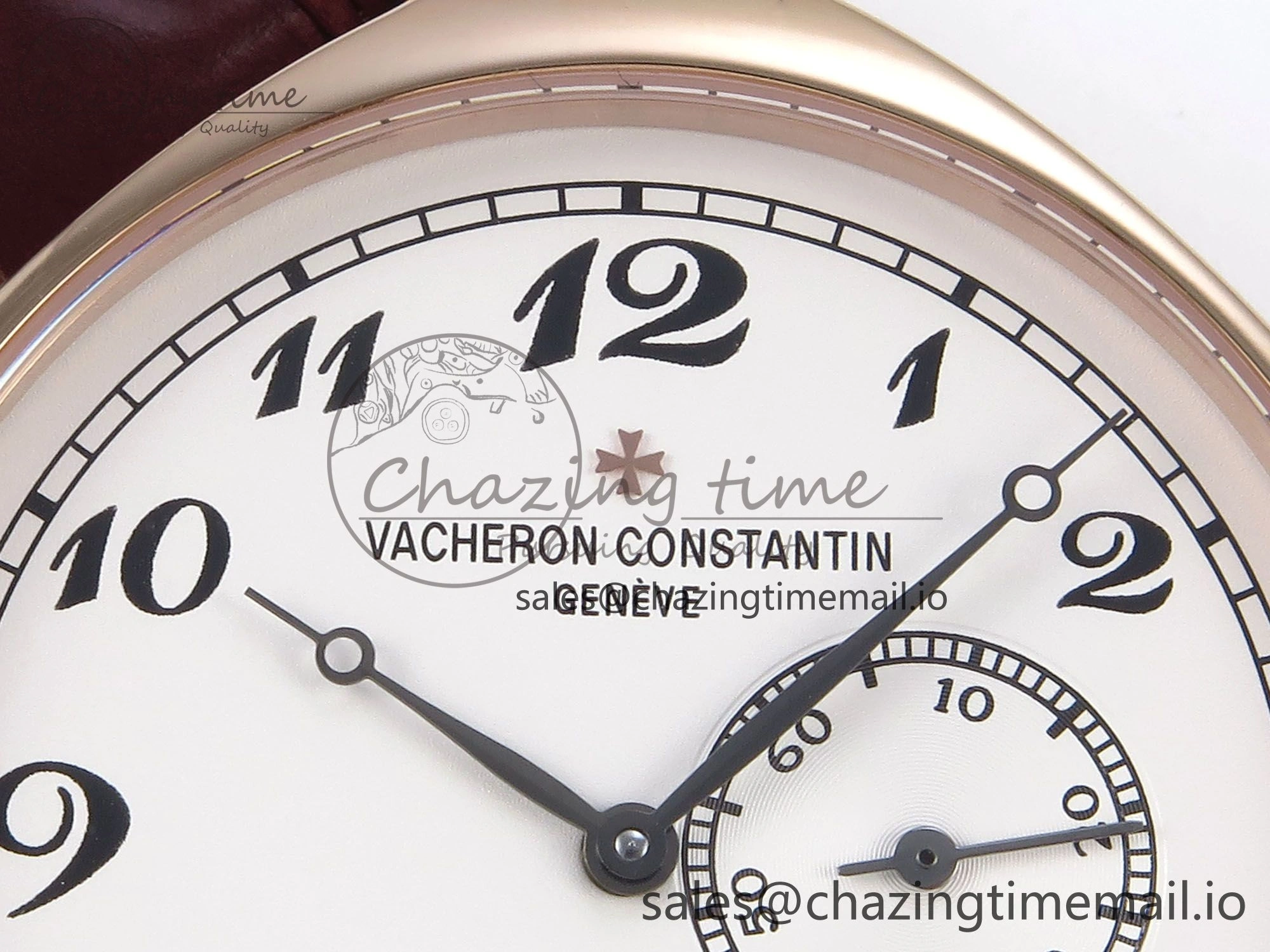 Functional Historiques 82035 000R-9359 40mm RG AIF Best Edition White Dial on Brown Leather Strap A 9819
