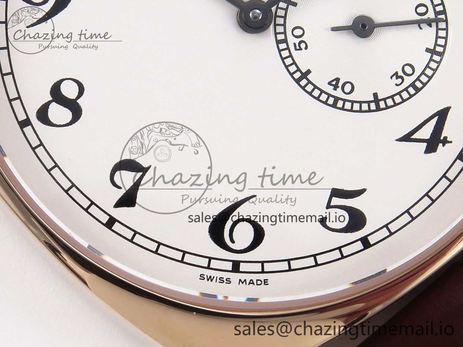 Functional Historiques 82035 000R-9359 40mm RG AIF Best Edition White Dial on Brown Leather Strap A 9819