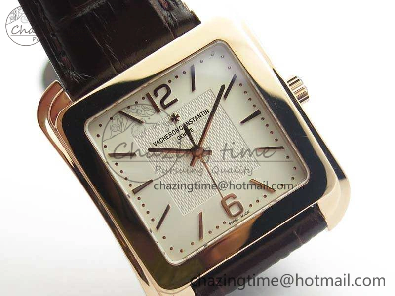 Youthful Historiques 86300 RG GSF 1:1 Best Edition White Dial On Leather Strap MIYOTA 9963