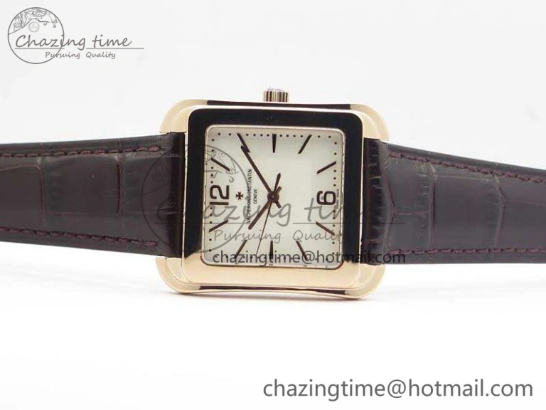 Youthful Historiques 86300 RG GSF 1:1 Best Edition White Dial On Leather Strap MIYOTA 9963