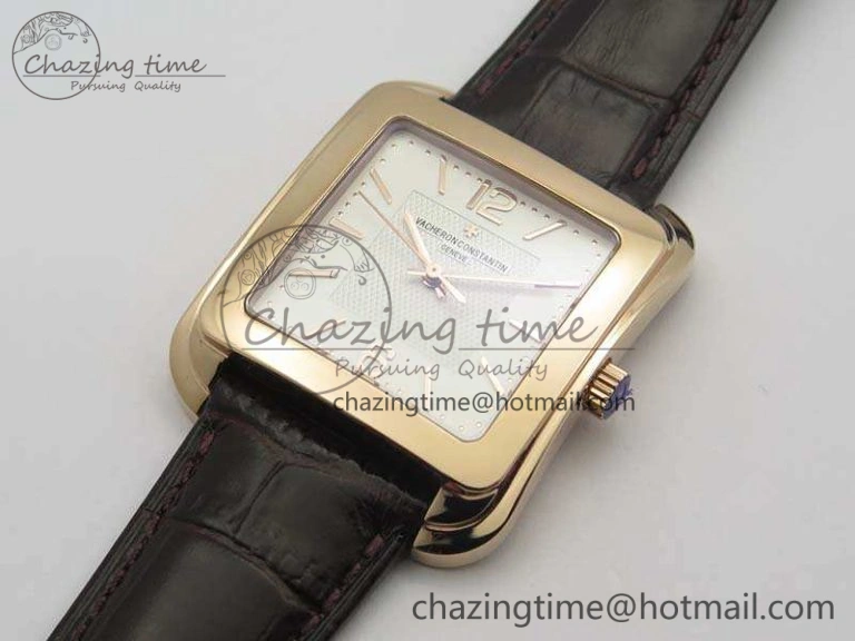 Youthful Historiques 86300 RG GSF 1:1 Best Edition White Dial On Leather Strap MIYOTA 9963