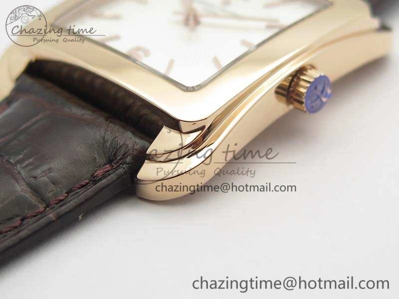 Youthful Historiques 86300 RG GSF 1:1 Best Edition White Dial On Leather Strap MIYOTA 9963