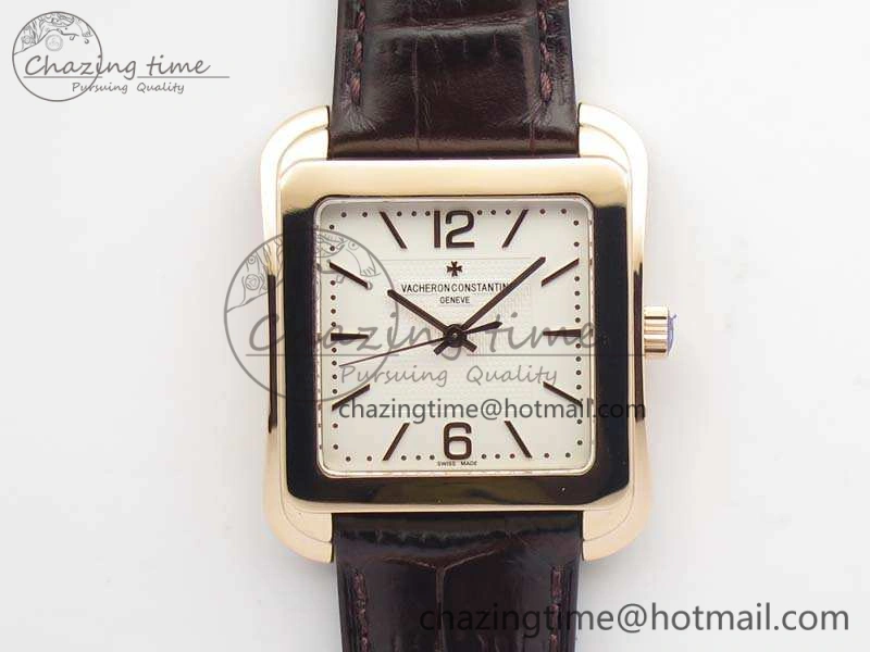 Youthful Historiques 86300 RG GSF 1:1 Best Edition White Dial On Leather Strap MIYOTA 9963