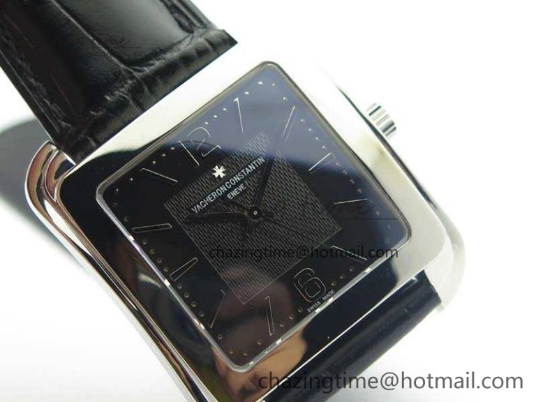 Historiques 86300 SS GSF 1:1 Best Edition Black Dial On Leather Strap MIYOTA Bright 9966