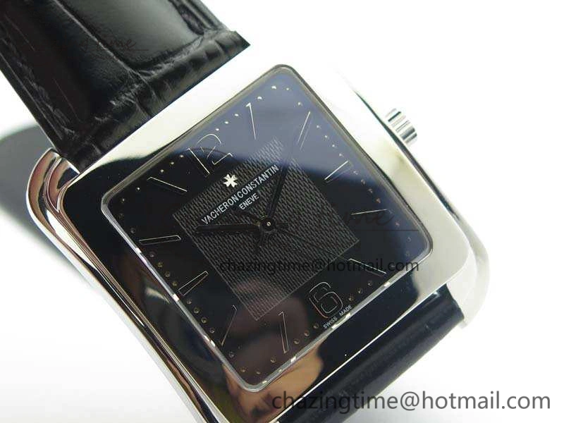 Historiques 86300 SS GSF 1:1 Best Edition Black Dial On Leather Strap MIYOTA Bright 9966