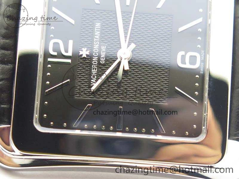 Historiques 86300 SS GSF 1:1 Best Edition Black Dial On Leather Strap MIYOTA Bright 9966
