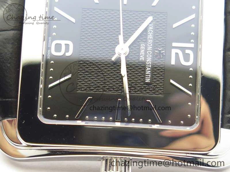 Historiques 86300 SS GSF 1:1 Best Edition Black Dial On Leather Strap MIYOTA Bright 9966