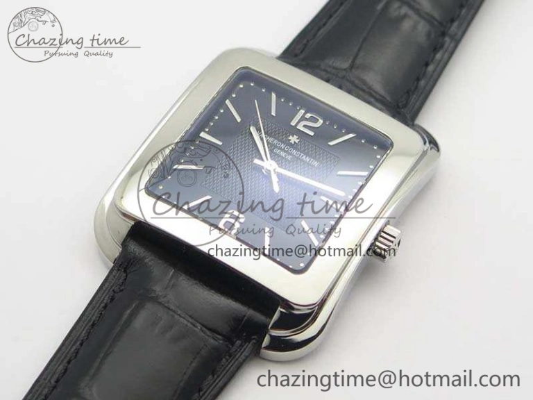 Historiques 86300 SS GSF 1:1 Best Edition Black Dial On Leather Strap MIYOTA Bright 9966
