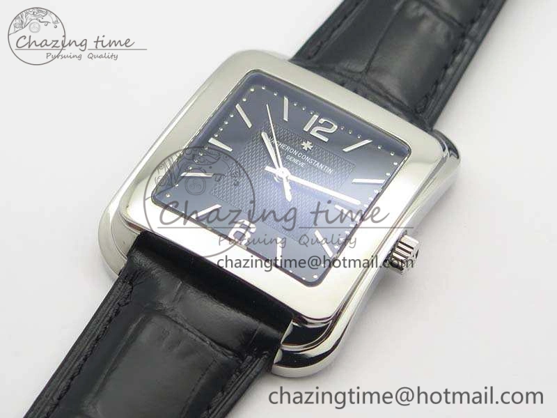 Historiques 86300 SS GSF 1:1 Best Edition Black Dial On Leather Strap MIYOTA Bright 9966