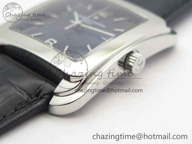 Historiques 86300 SS GSF 1:1 Best Edition Black Dial On Leather Strap MIYOTA Bright 9966