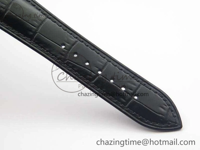 Historiques 86300 SS GSF 1:1 Best Edition Black Dial On Leather Strap MIYOTA Bright 9966