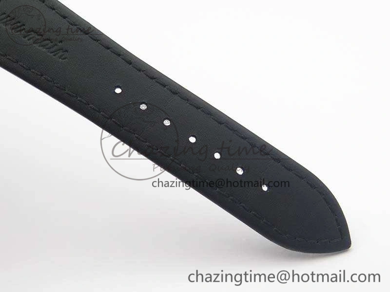 Historiques 86300 SS GSF 1:1 Best Edition Black Dial On Leather Strap MIYOTA Bright 9966