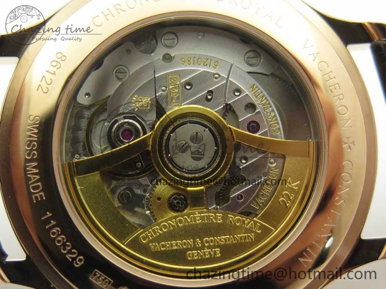 Efficient Historiques Chronomètre Royal 1907 RG GSF Best Edition White Dial on Brown Leather Strap MIYOTA 9939