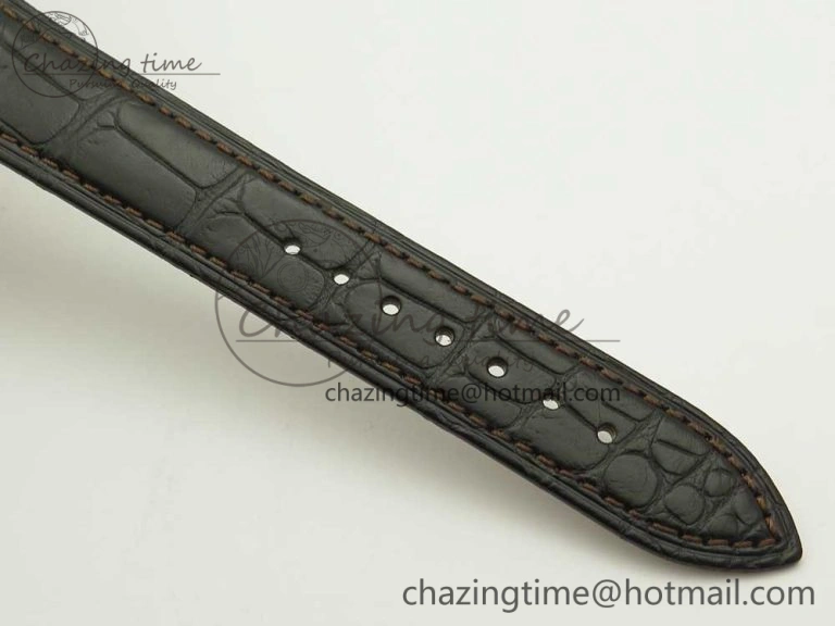 Efficient Historiques Chronomètre Royal 1907 RG GSF Best Edition White Dial on Brown Leather Strap MIYOTA 9939