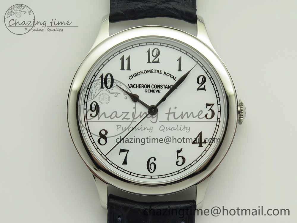 Historiques Chronomètre Royal 1907 SS GSF Best Edition White Dial on Blue Leather Strap MIYOTA Reliable 9937