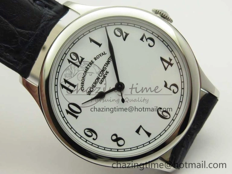 Historiques Chronomètre Royal 1907 SS GSF Best Edition White Dial on Blue Leather Strap MIYOTA Reliable 9937