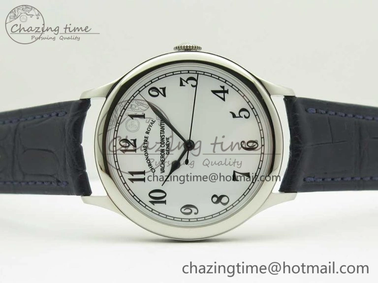 Historiques Chronomètre Royal 1907 SS GSF Best Edition White Dial on Blue Leather Strap MIYOTA Reliable 9937