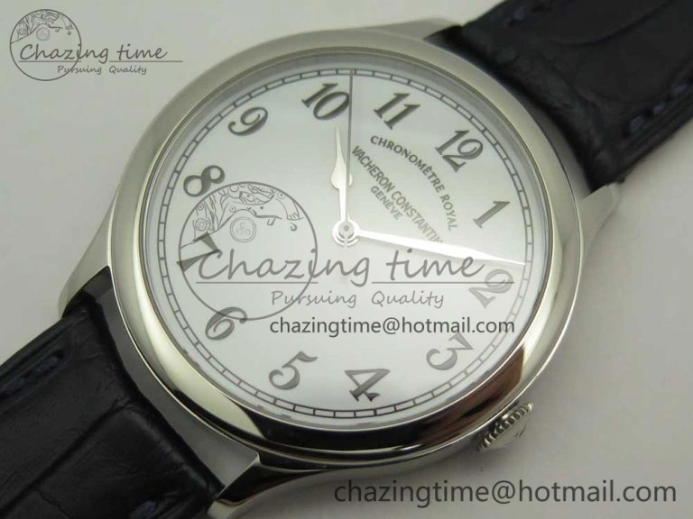 Historiques Chronomètre Royal 1907 SS GSF Best Edition White Dial on Blue Leather Strap MIYOTA Reliable 9937