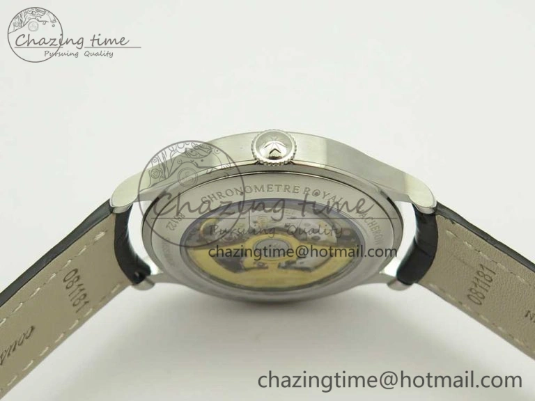 Historiques Chronomètre Royal 1907 SS GSF Best Edition White Dial on Blue Leather Strap MIYOTA Reliable 9937