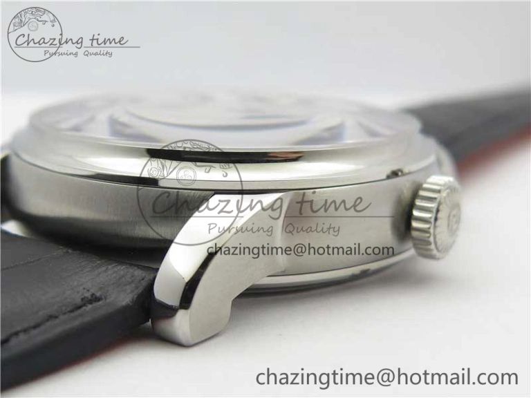 Affordable Hommage Flying Tourbillon RDDBHO0568 SS White Dial on Black Leather Strap 9603
