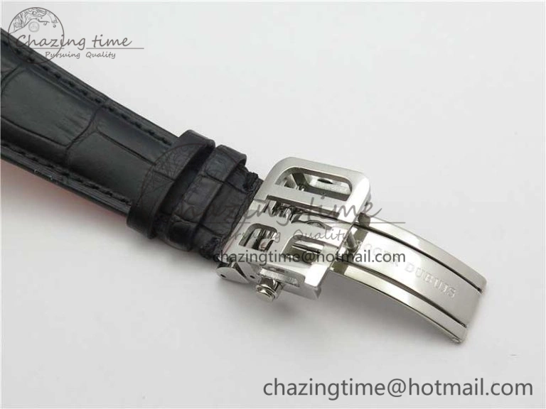 Affordable Hommage Flying Tourbillon RDDBHO0568 SS White Dial on Black Leather Strap 9603