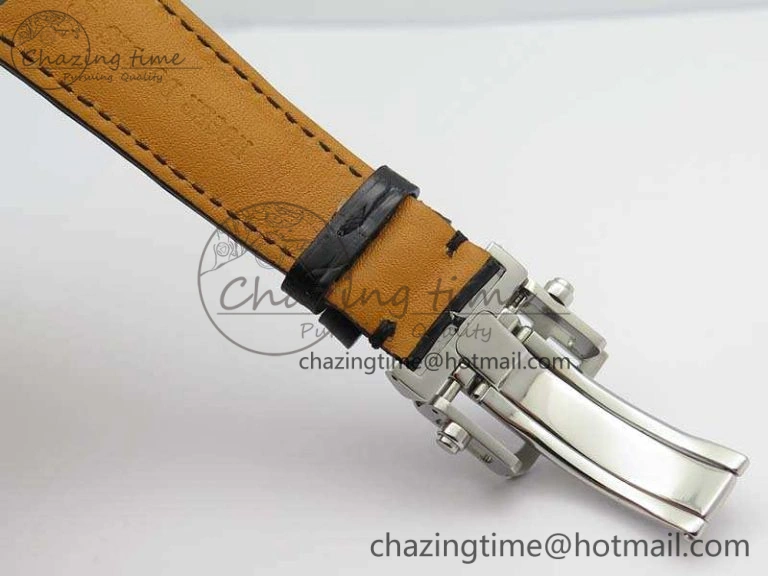 UrbanStyle Hommage Rddbho0562 SS JBF Sliver Dial On Black Croco Leather Strap Double Tourbillion 9617
