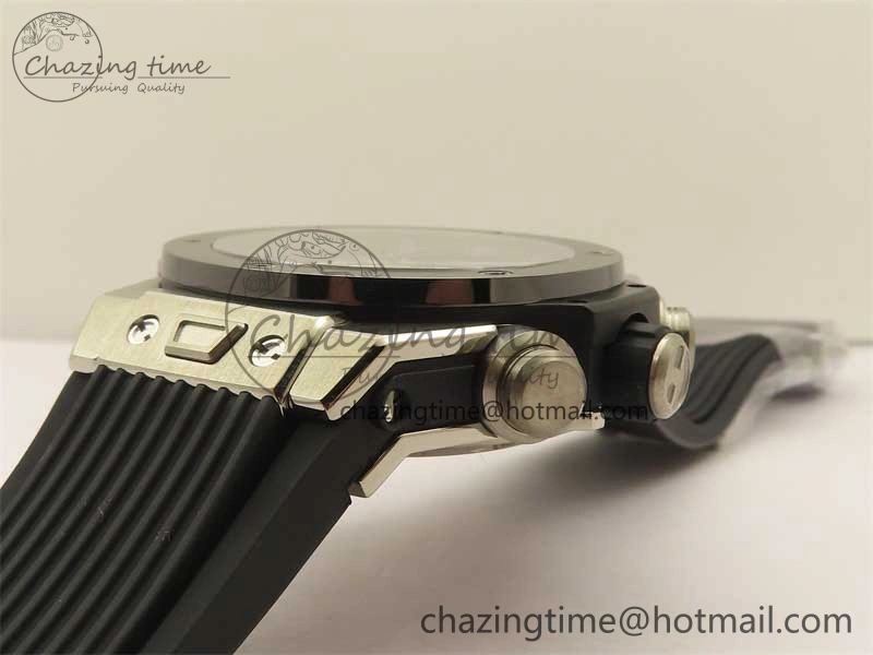 Hublot Big Bang Unico Titanium Ceramic ZF 1:1 Best Edition Skeleton Dial on Black Rubber Strap A Bright 6776