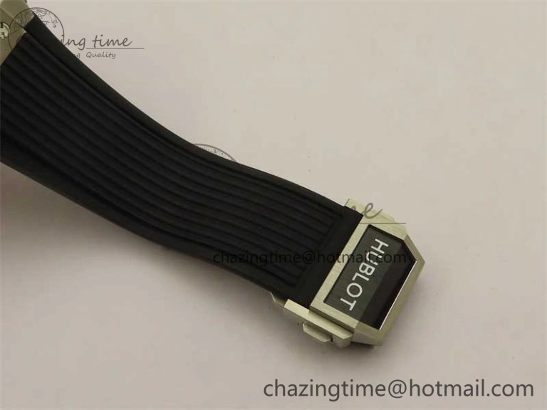 Hublot Big Bang Unico Titanium Ceramic ZF 1:1 Best Edition Skeleton Dial on Black Rubber Strap A Bright 6776