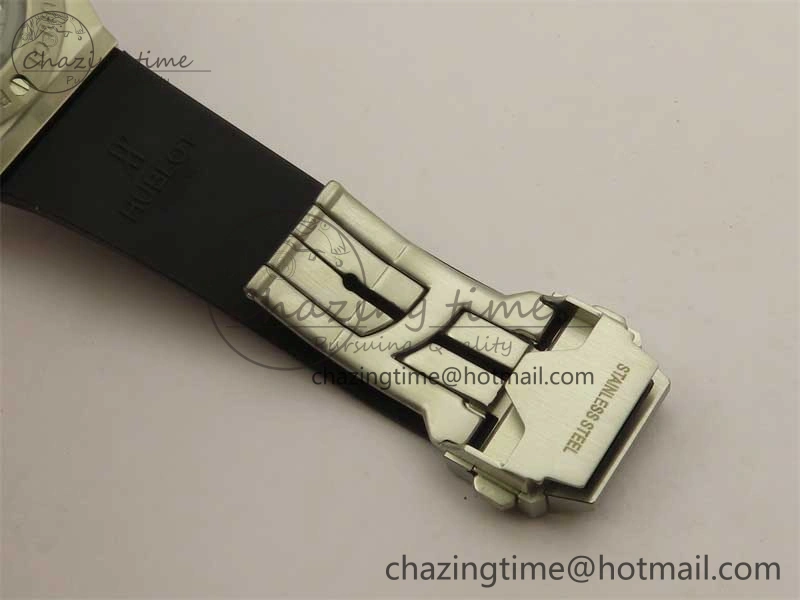Hublot Big Bang Unico Titanium Ceramic ZF 1:1 Best Edition Skeleton Dial on Black Rubber Strap A Bright 6776