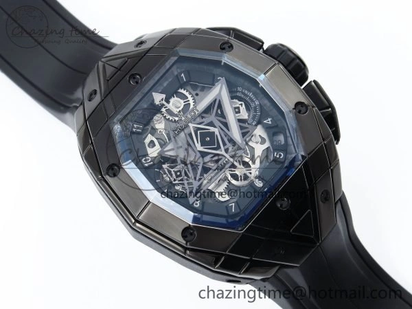 Hublot Spirit Of Big Bang 42mm PVD RU Skeleton Dial BLSF HUB Sleek 6738