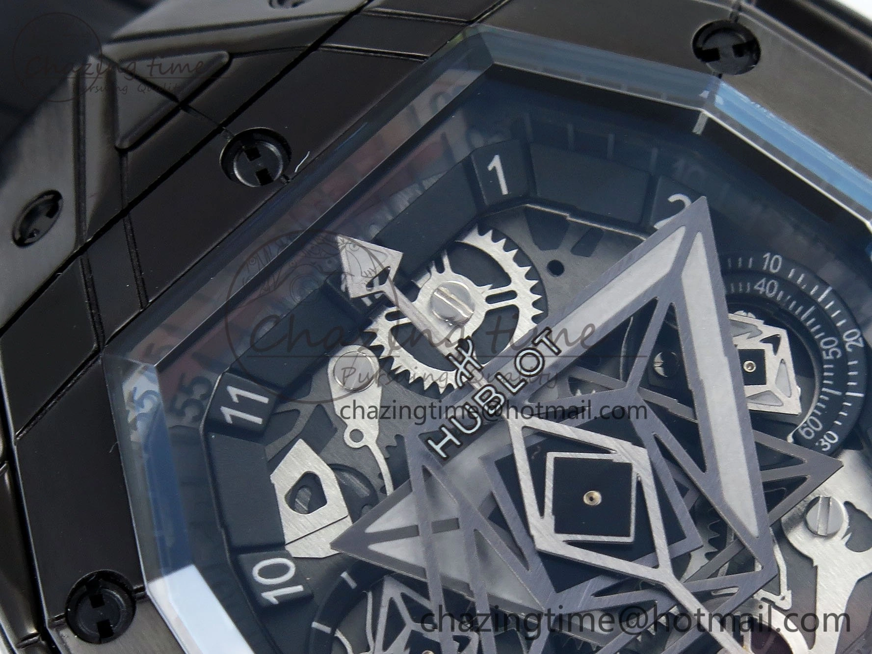 Hublot Spirit Of Big Bang 42mm PVD RU Skeleton Dial BLSF HUB Sleek 6738