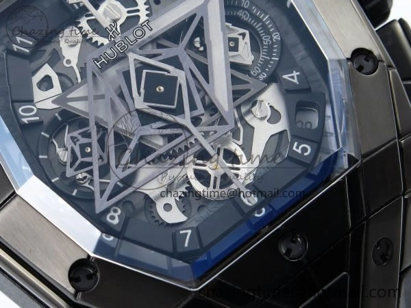 Hublot Spirit Of Big Bang 42mm PVD RU Skeleton Dial BLSF HUB Sleek 6738