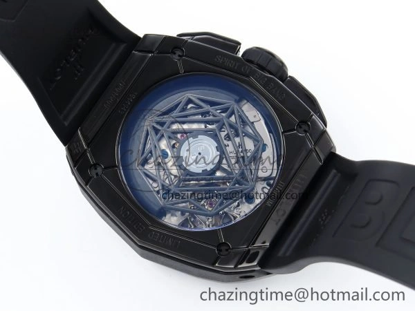Hublot Spirit Of Big Bang 42mm PVD RU Skeleton Dial BLSF HUB Sleek 6738