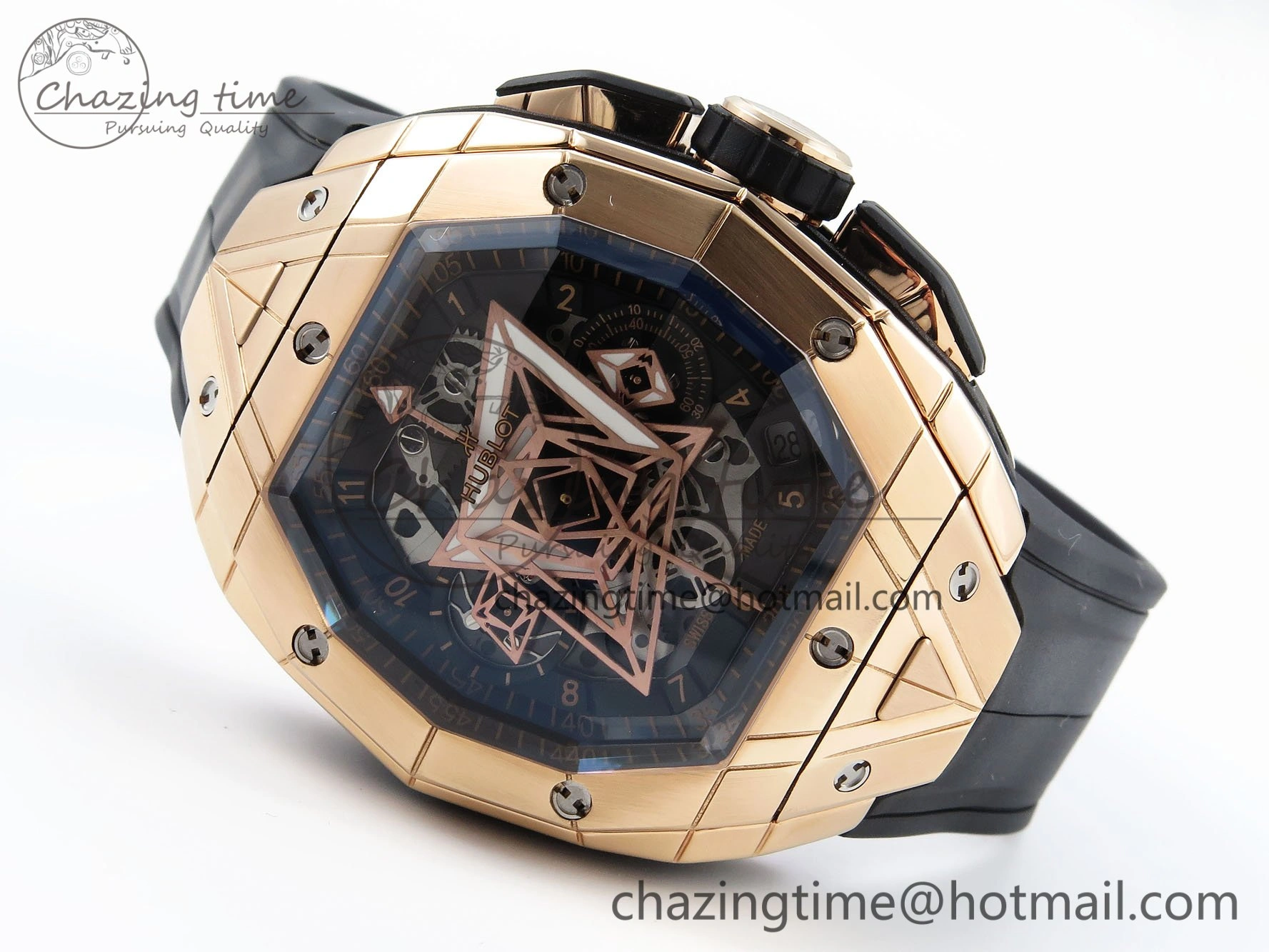 Hublot Spirit Of Big Bang 42mm RG RU Skeleton Dial BLSF HUB SmartChoice 6737