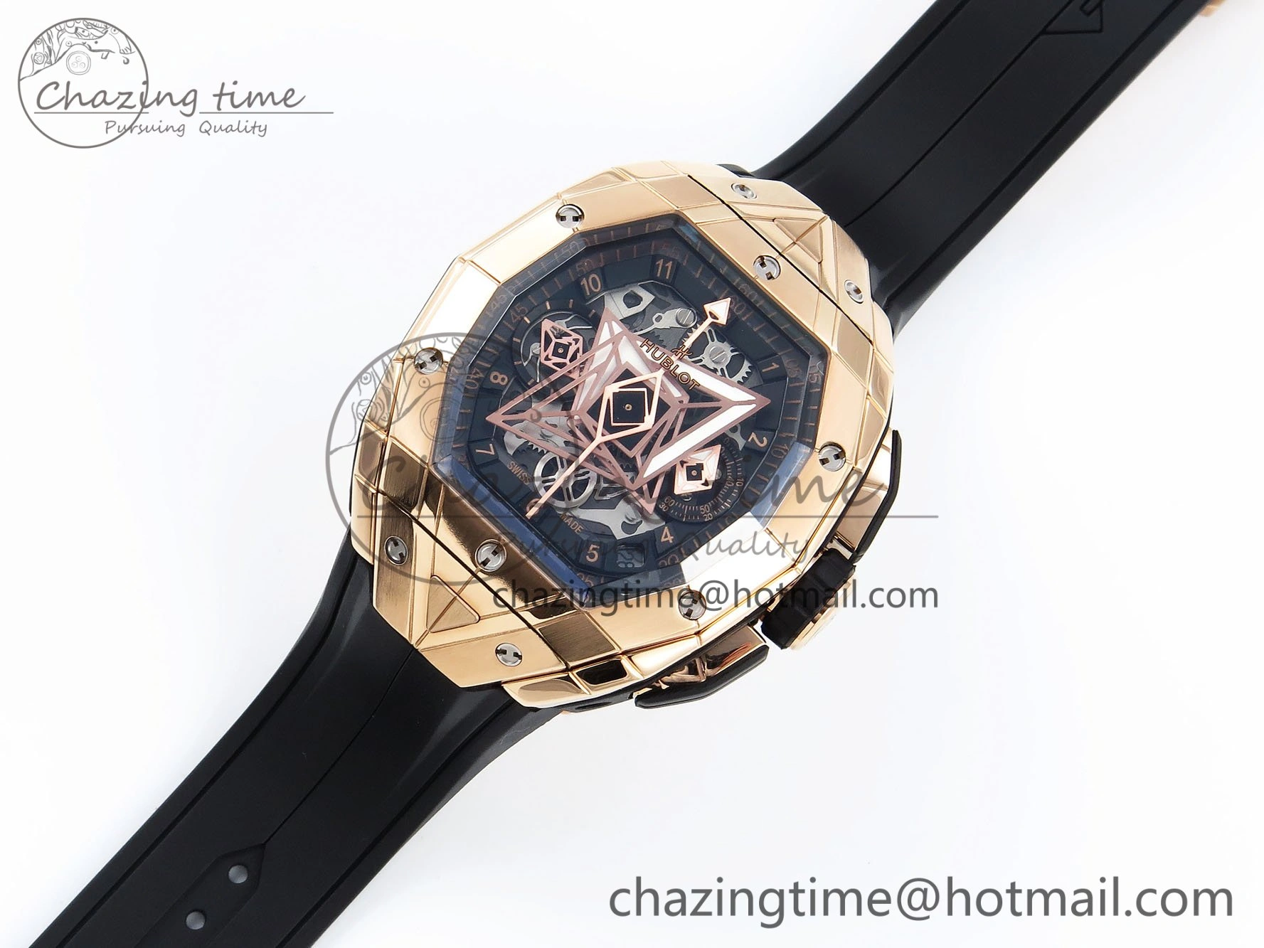 Hublot Spirit Of Big Bang 42mm RG RU Skeleton Dial BLSF HUB SmartChoice 6737
