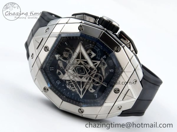 Hublot Spirit Of Big Bang 42mm SS RU Skeleton Dial BLSF HUB Snug 6736