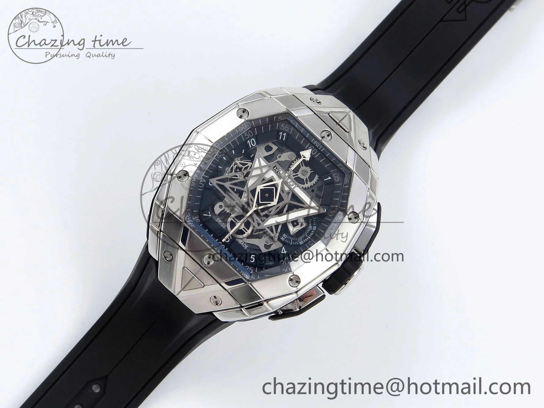Hublot Spirit Of Big Bang 42mm SS RU Skeleton Dial BLSF HUB Snug 6736