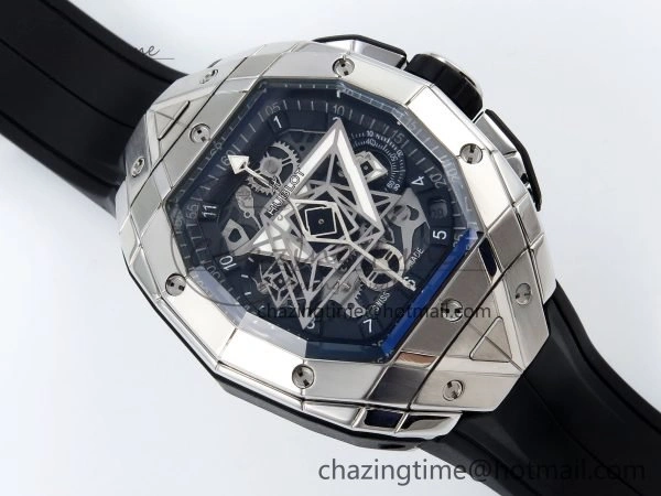 Hublot Spirit Of Big Bang 42mm SS RU Skeleton Dial BLSF HUB Snug 6736